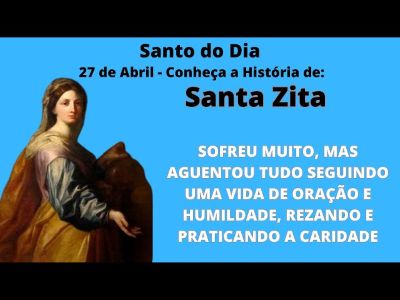 Santa Zita, virgem e padroeira das empregadas domésticas